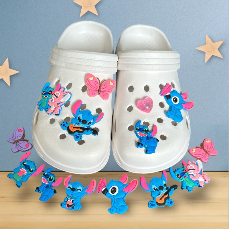 Kit Bottons Pins Personalizado Stitches Para calçados Babuche croc