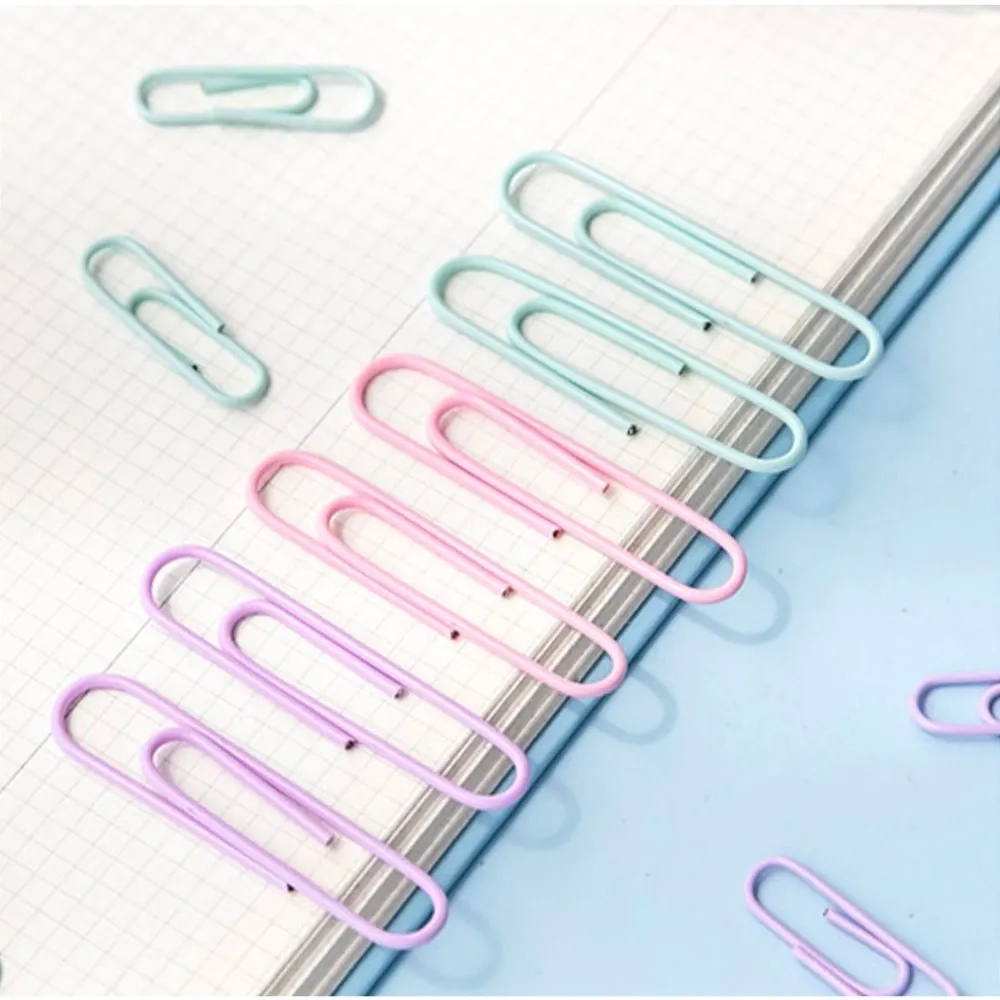 Kit Clips De Metal 28mm/50mm Colorido Para Papel Convite Envelope