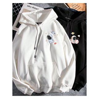 JRMOLETOM Kit 2 Blusas de Frio Moletom Bolso Canguru Planeta do Amor Tumblr Unissex
