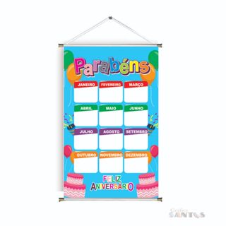 Banner pronto Aniversario mes BA 523 (arte Pronta) em Oferta na Shopee