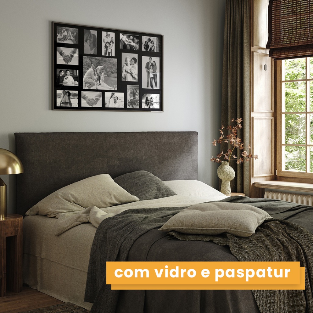 Painel Quadro Multifotos Parede 15 Fotos  Imagem Vidro em Oferta na Shopee