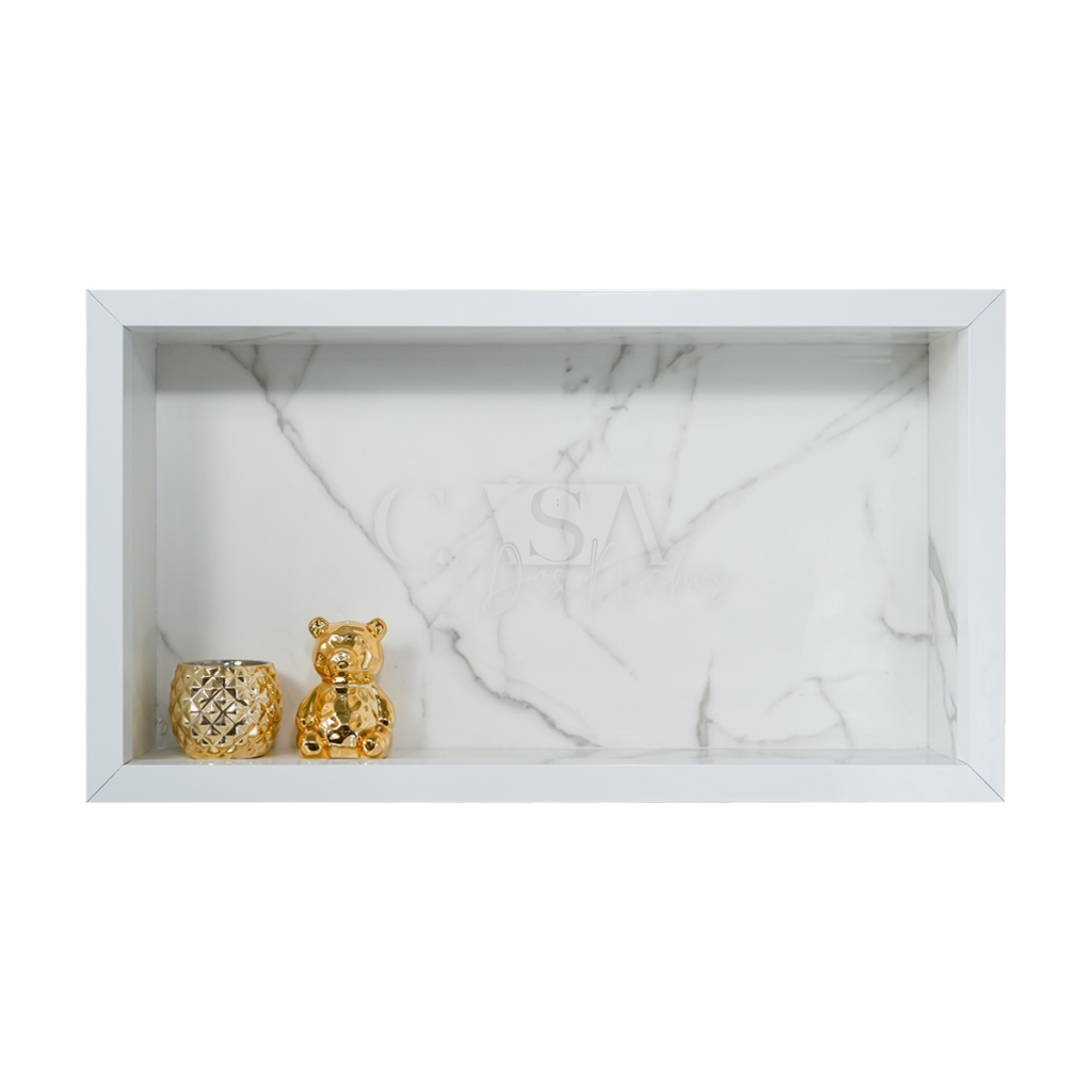 Nicho Porcelanato Carrara 30x70 ideal p/ Box Banheiros c/ Envio Imediato em Oferta na Shopee