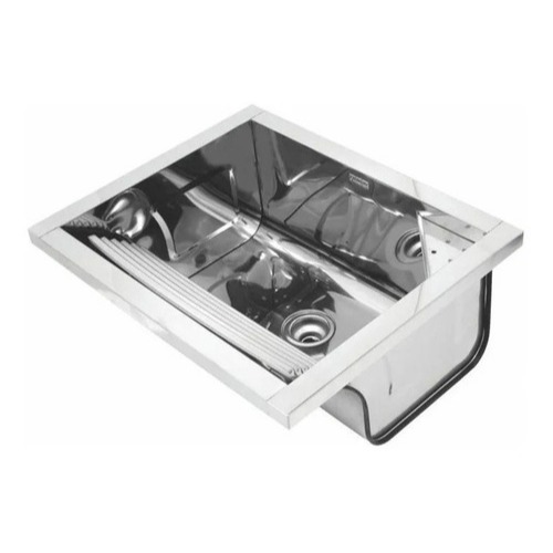 Tanque Reto Docol 63x51 p/ Sobrepor 017051ch Inox Alto Brilho em Oferta na Shopee