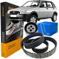 Kit Correia Dentada e Tensor - Fiat Uno Fire 1.0 8V Até 2009