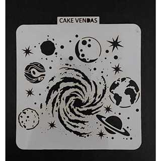 Stencil Galáxia e Planetas em Oferta na Shopee