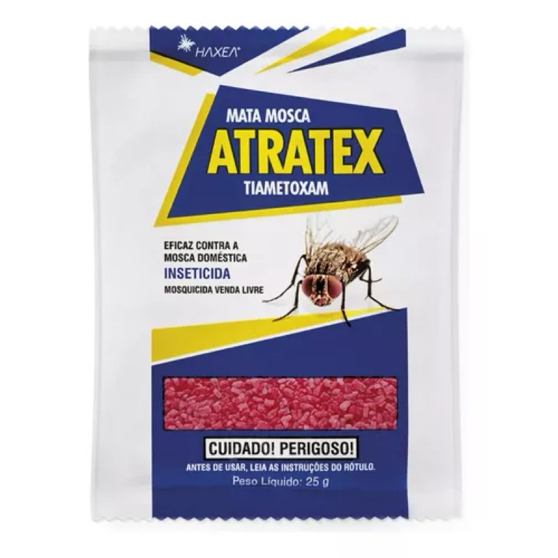 Isca granulada Atratex 25g mata moscas - Haxea