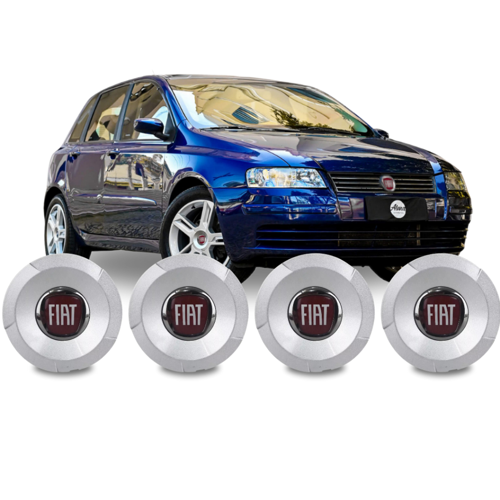 Jg 04 Calota Calotinha Roda Fiat Stilo Facão Aro 14 15 16 17