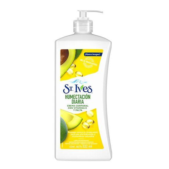 St Ives Hidratante Corporal 532ml Com Vitamina E e Abacate