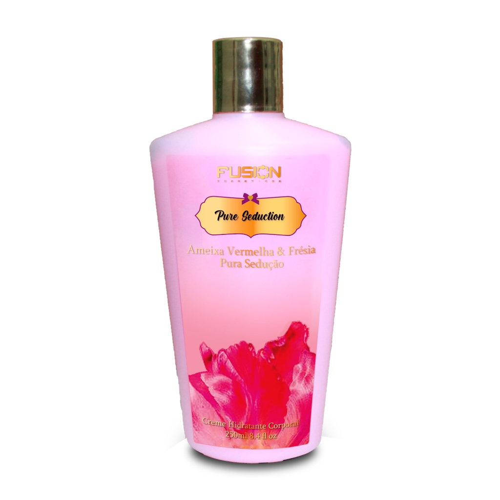 Creme Hidratante Corporal Pure Seduction Fusion Cosméticos 250ml Ameixa Vermelha e Frésia