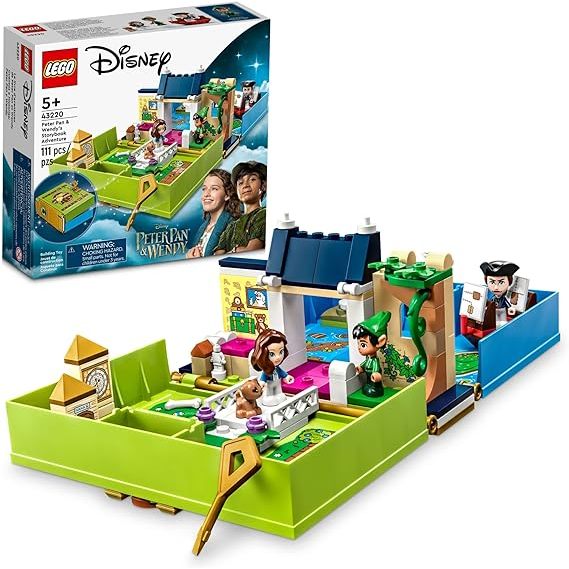LEGO Disney O Livro de Histórias e Aventuras de - Peter Pan e Wendy 111 Peças 43220