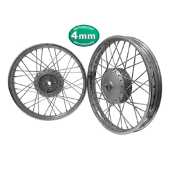 Roda Par Sundown Hunter 125 Max 125 Montada E Alinhada 4mm
