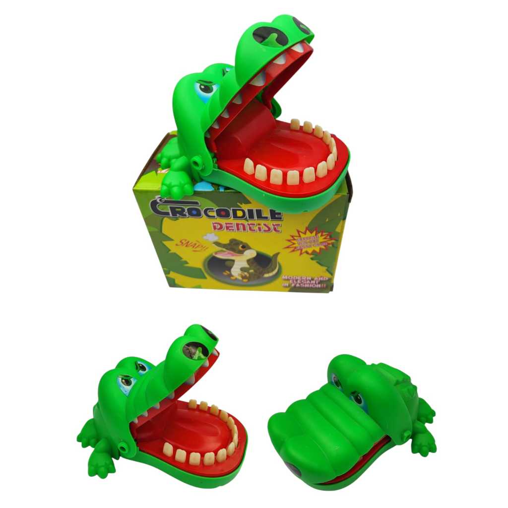 Brinquedo Jogo I antil Jacaré Crocodilo Morde Dedo Melhor