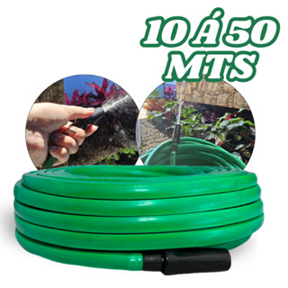 Mangueira de Jardim Chata Antitorção Não Dobra Super Flexível 10, 15, 20, 25, 30 e 50 Metros Flat em Oferta na Shopee