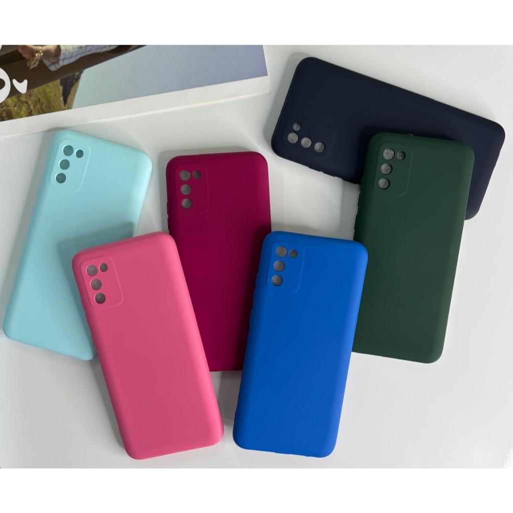Kit Capinha Capa Case compatível Para - A02S - Samsung Com Película Silicone Aveludado em Oferta na Shopee