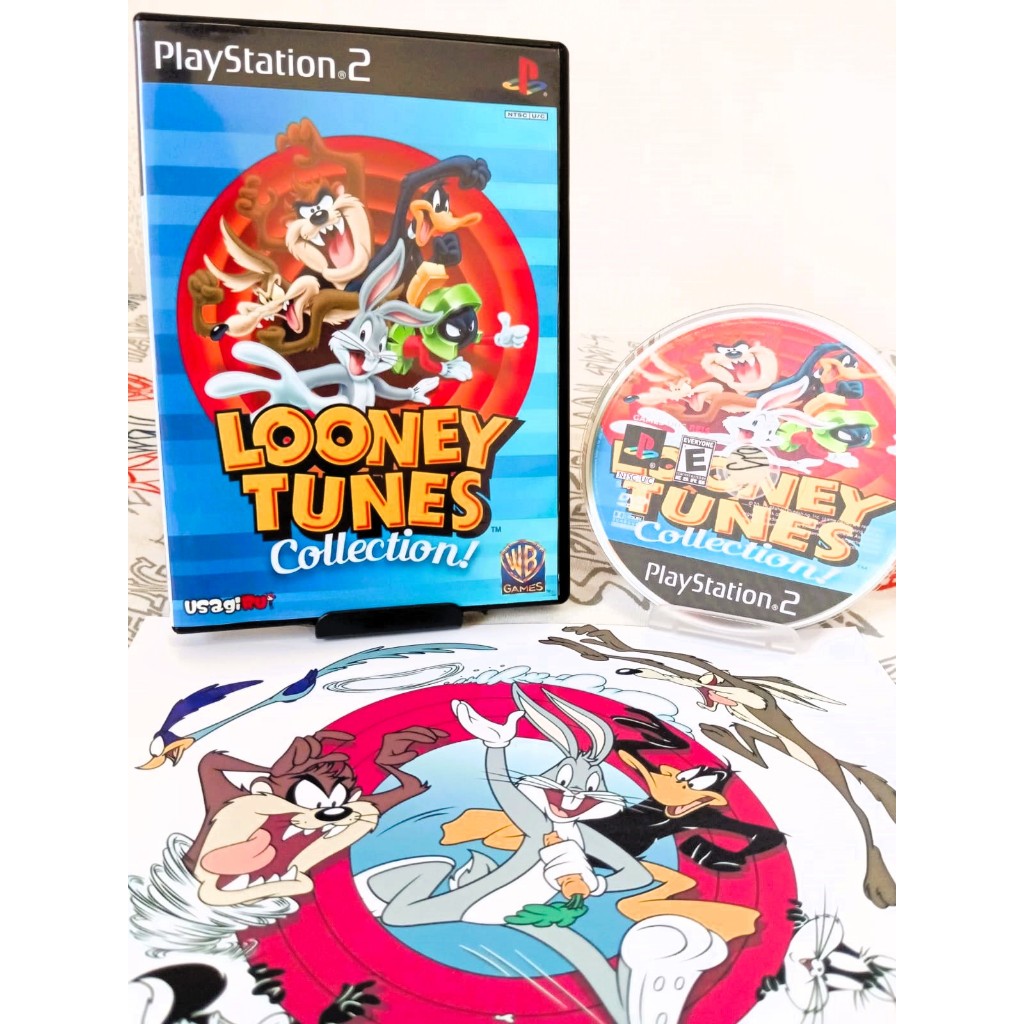 Jogo Looney Tunes Collection para Play 2 Mídia Física (4 Jogos em 1)