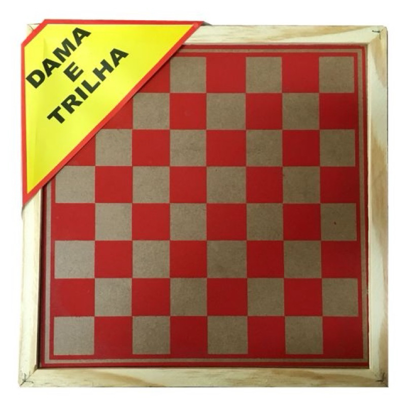 Jogo de Tabuleiro Dama e Ludo/ Dama e Trilha