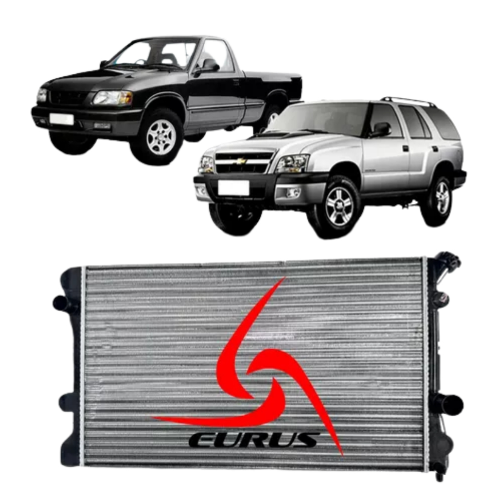 Radiador Eurus Gm S10 Blazer 2.0 2.2. 2.4 1995 2000 2005 2010 2011