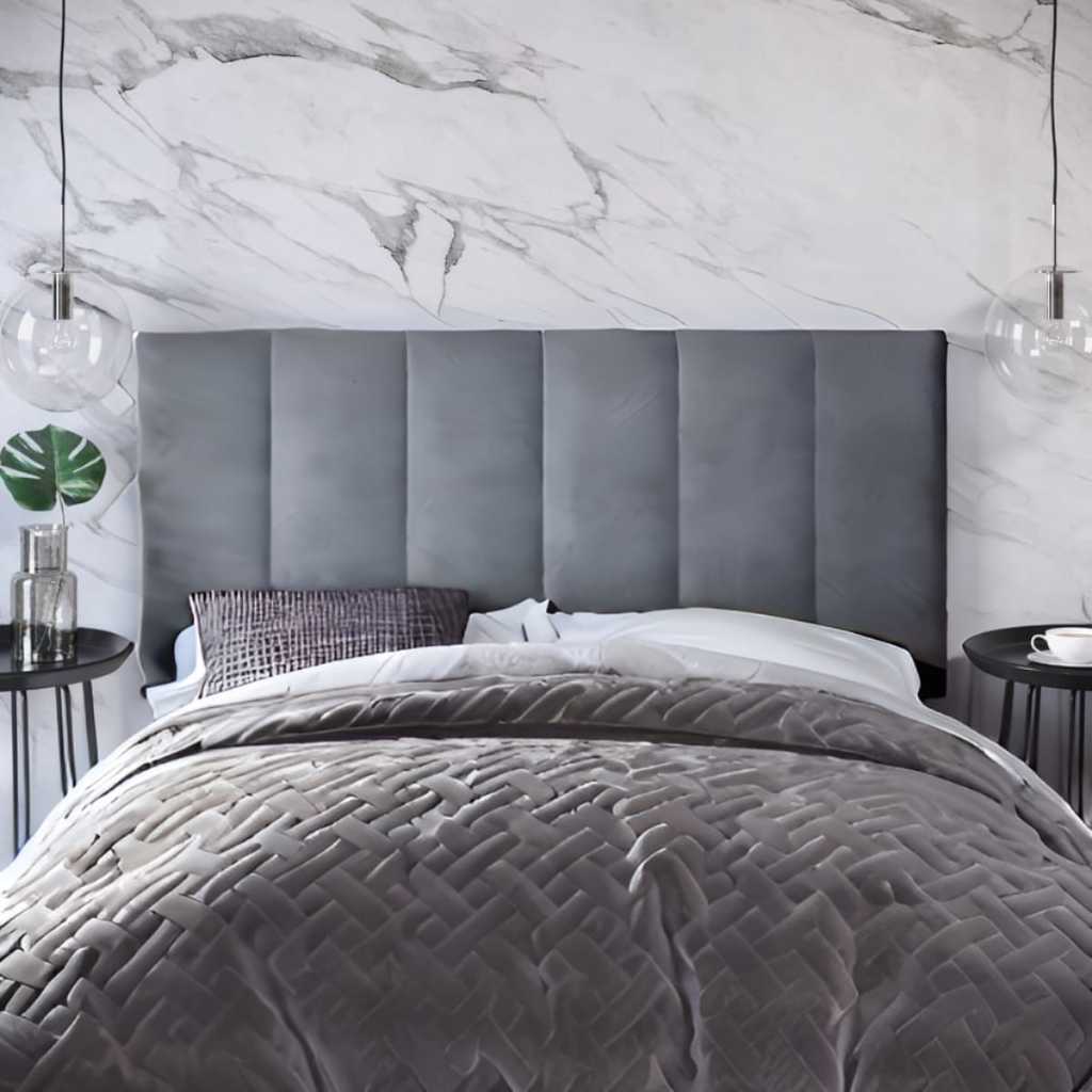 Cabeceira Modulada Estofada Adesiva Módulos 40x20 Para Cama Solteiro Casal Queen King Box