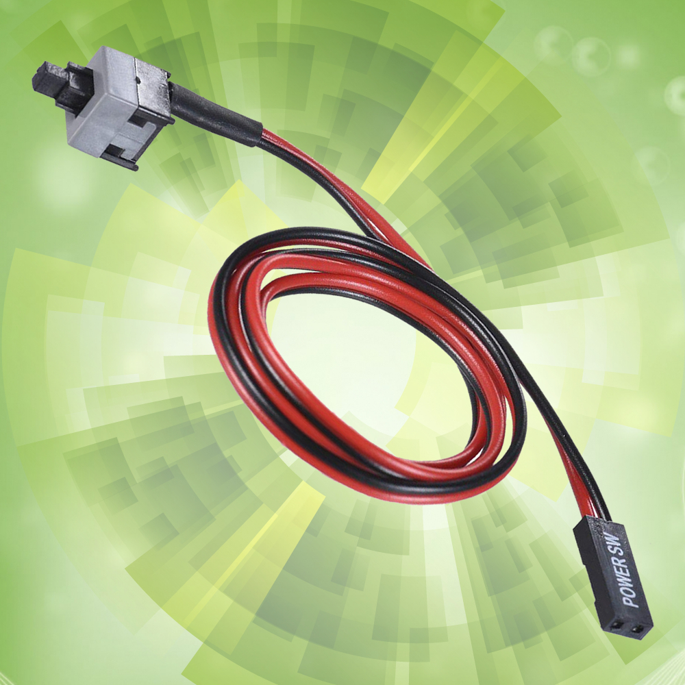 Cabo Power Sw Reset Botão on/off Interruptor ATX
