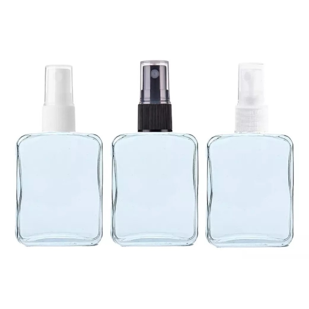 Combo 10 Frascos de Vidro 100ml Vávula Spray