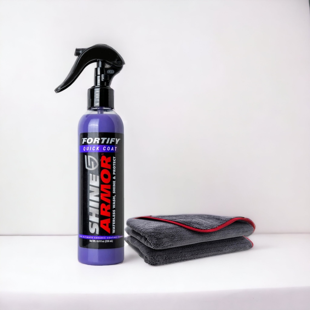 Kit Fortify Shine Armor, Importado Dos Eua, Lava, Encera E Sela A Pintura Do Carro Sem Agua em Oferta na Shopee