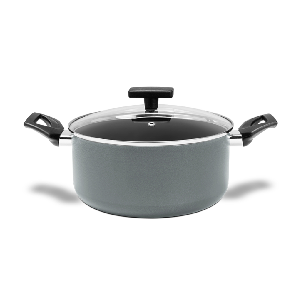 Caçarola com Tampa Brinox Ceramic Life Preserve 20cm 2,7 Litros Cinza em Oferta na Shopee