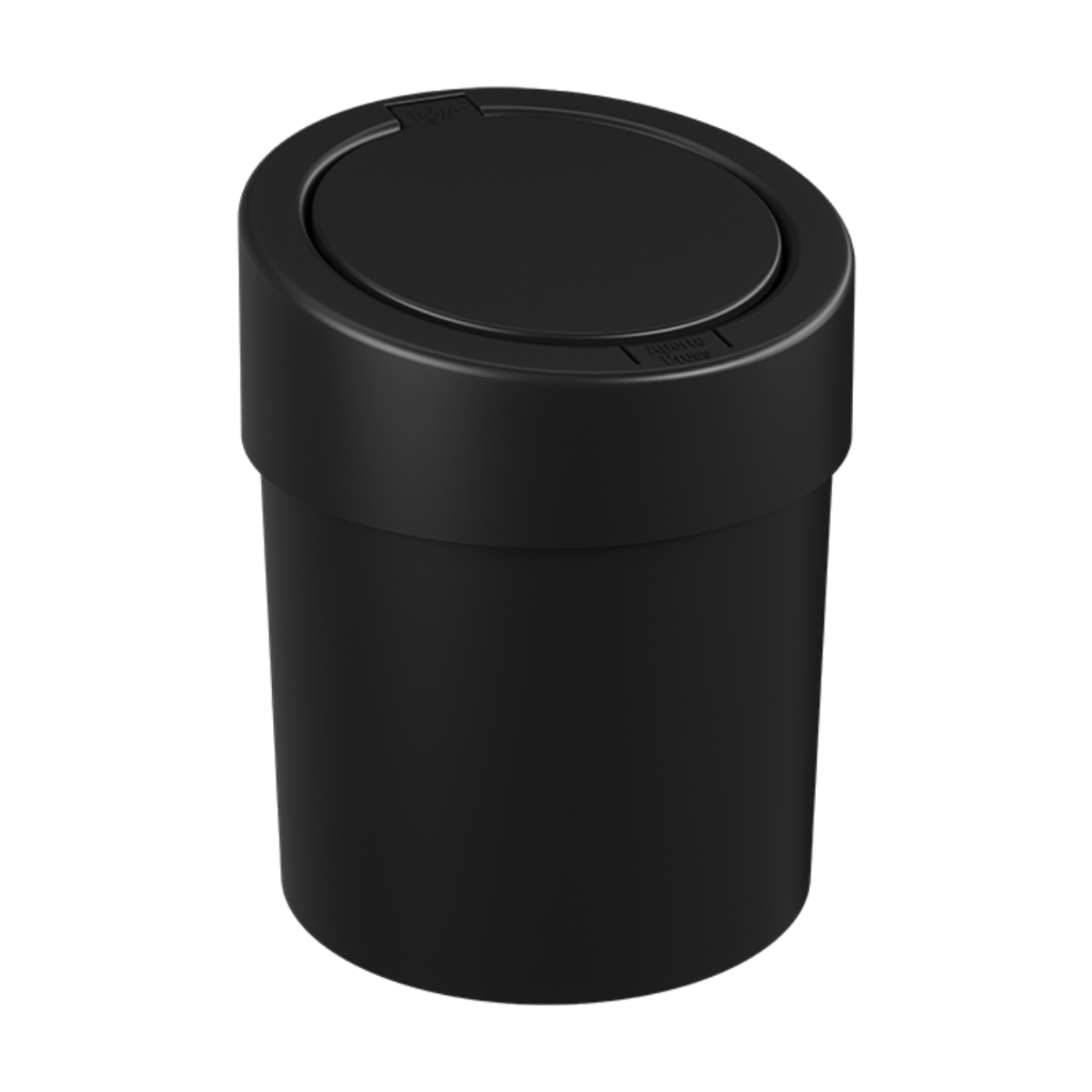 Lixeira Com Tampa Click Coza Press 5 Litros Preto - Home & Living