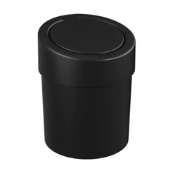 Lixeira Com Tampa Click Coza Press 5 Litros Preto