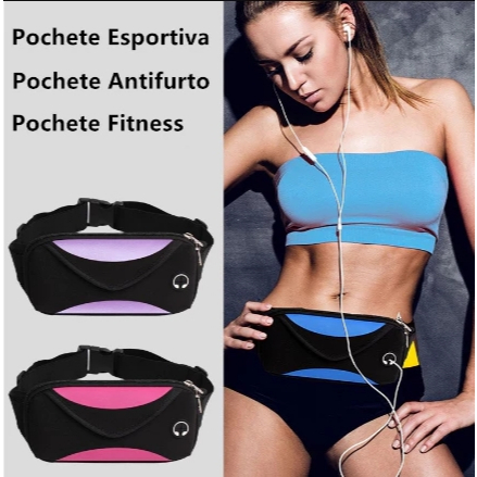 Pochete porta garrafa esportiva corrida slim impermeável porta celular caminhada corrida promoção