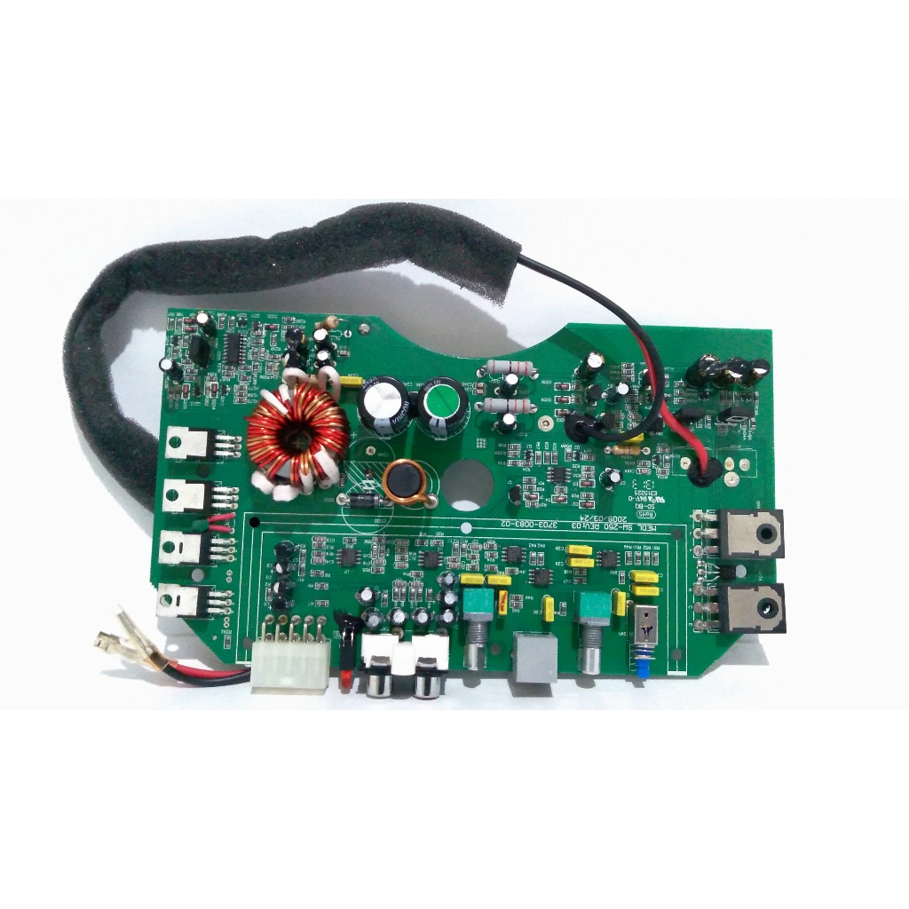 Placa Principal - Caixa Amplificada Ativa Para Hurricane Ps8 - Completa - Nova / Original