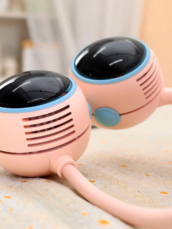 Mini Ventilador Portátil Recarregável P/ Pescoço Carregamento via Usb Mini Climatizador Recarregavel USB