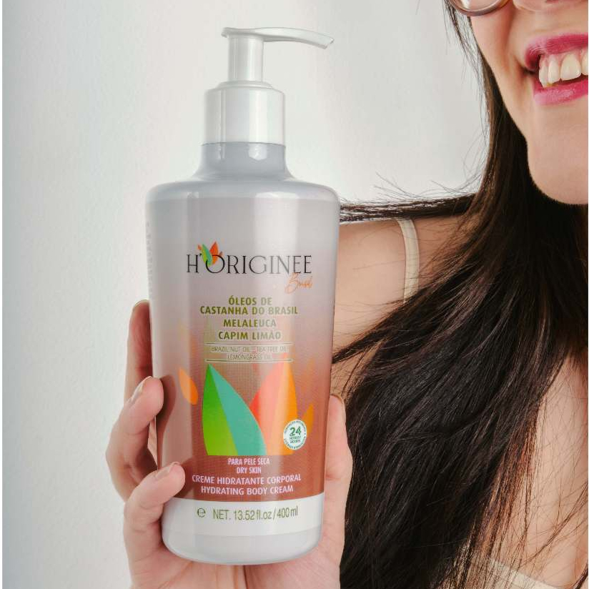 Hidratante Corporal de Castanha do Brasil 400ML H'ORIGINÉE BRASIL Novidade Vegana
