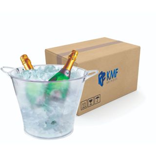 Kit 5 Balde de Gelo 5L Fosco Eco para Cerveja, Champagne, Espumante Não Quebra - Fabricante em Oferta na Shopee