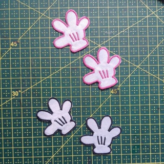 Patch Bordado termocolante  mao aberta Mickey em Oferta na Shopee