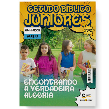 Revista EBD Estudo Biblico Juniores 02 - Aluno - Encontrando a verdadeira Alegria - Editora Central gospel