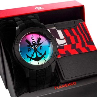 Kit Relógio Technos Masculino Flamengo com Porta Cartões FLA2035LA/K8E em Oferta na Shopee