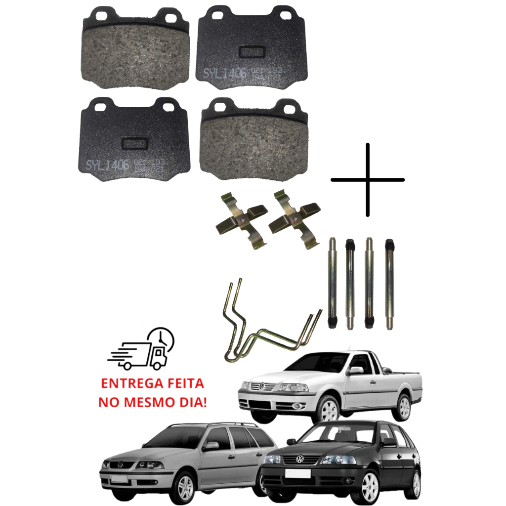 Pastilha de Freio Gol Parati Saveiro Voyage Trava Pastilha freio 1.0 1.6 Pastilha Grande 1994 1995