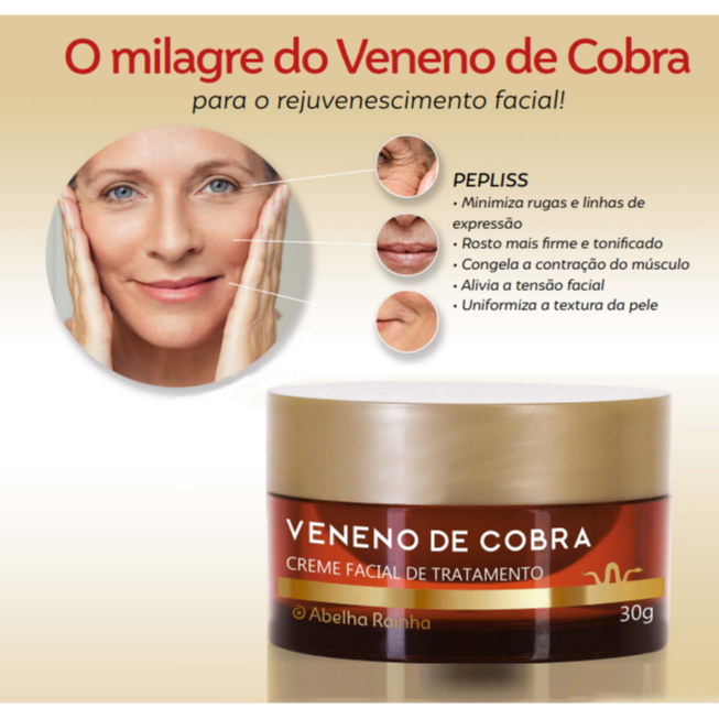 Creme Facial de Tratamento VC Abelha Rainha - 30g em Oferta na Shopee