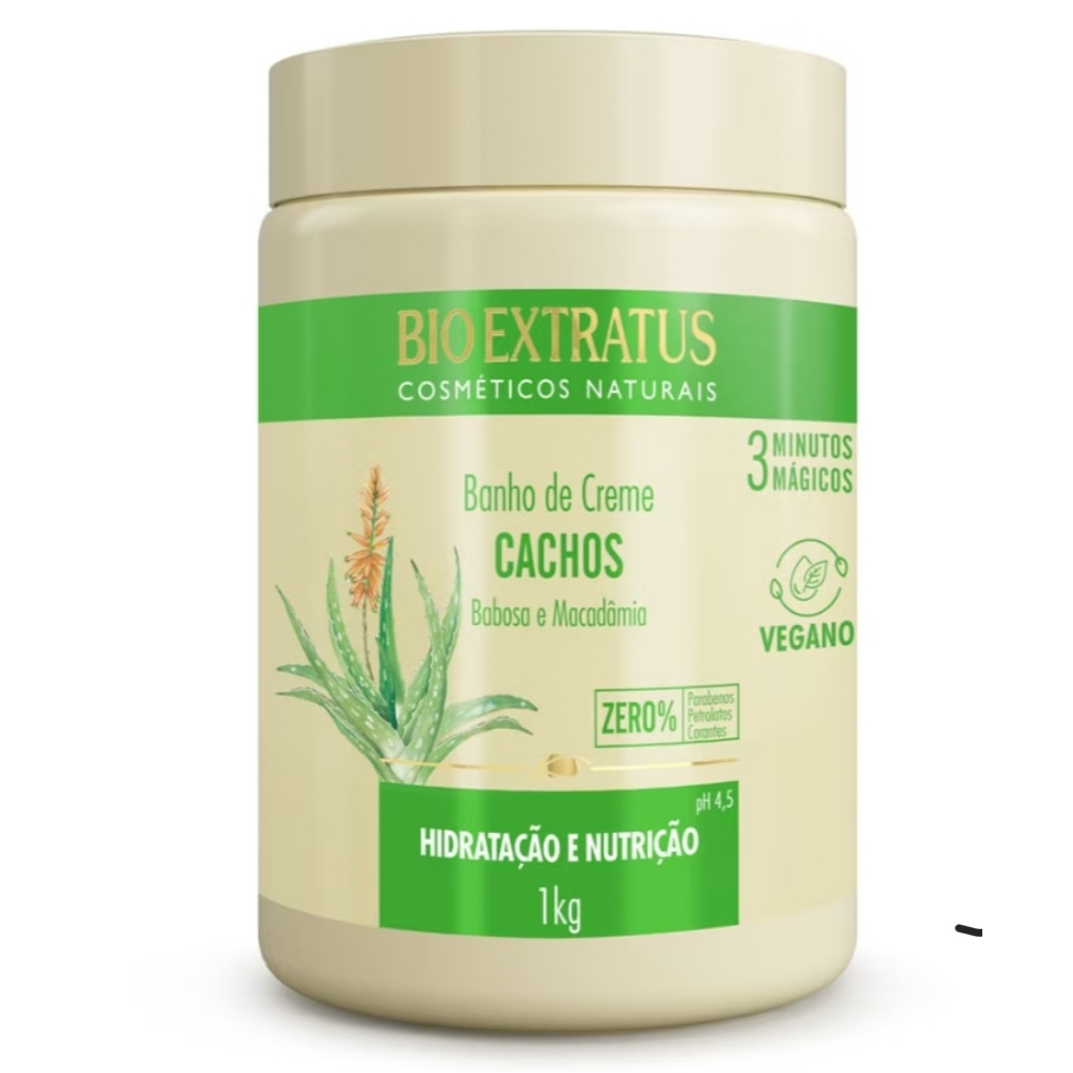Bio Extratus Kit Cachos (Shampoo 1L e Banho de Creme 1Kg) — imagem 2 de 2
