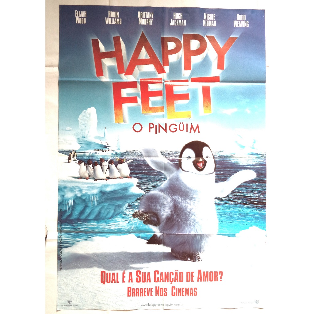 Pôster Happy Feet o Pinguim Leia Descrição