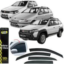 CALHA DE CHUVA DEFLETOR 4 PTS/ PALIO/SIENA/PALIO WEKEEND 1996 Á 2013 ref:30002 em Oferta na Shopee