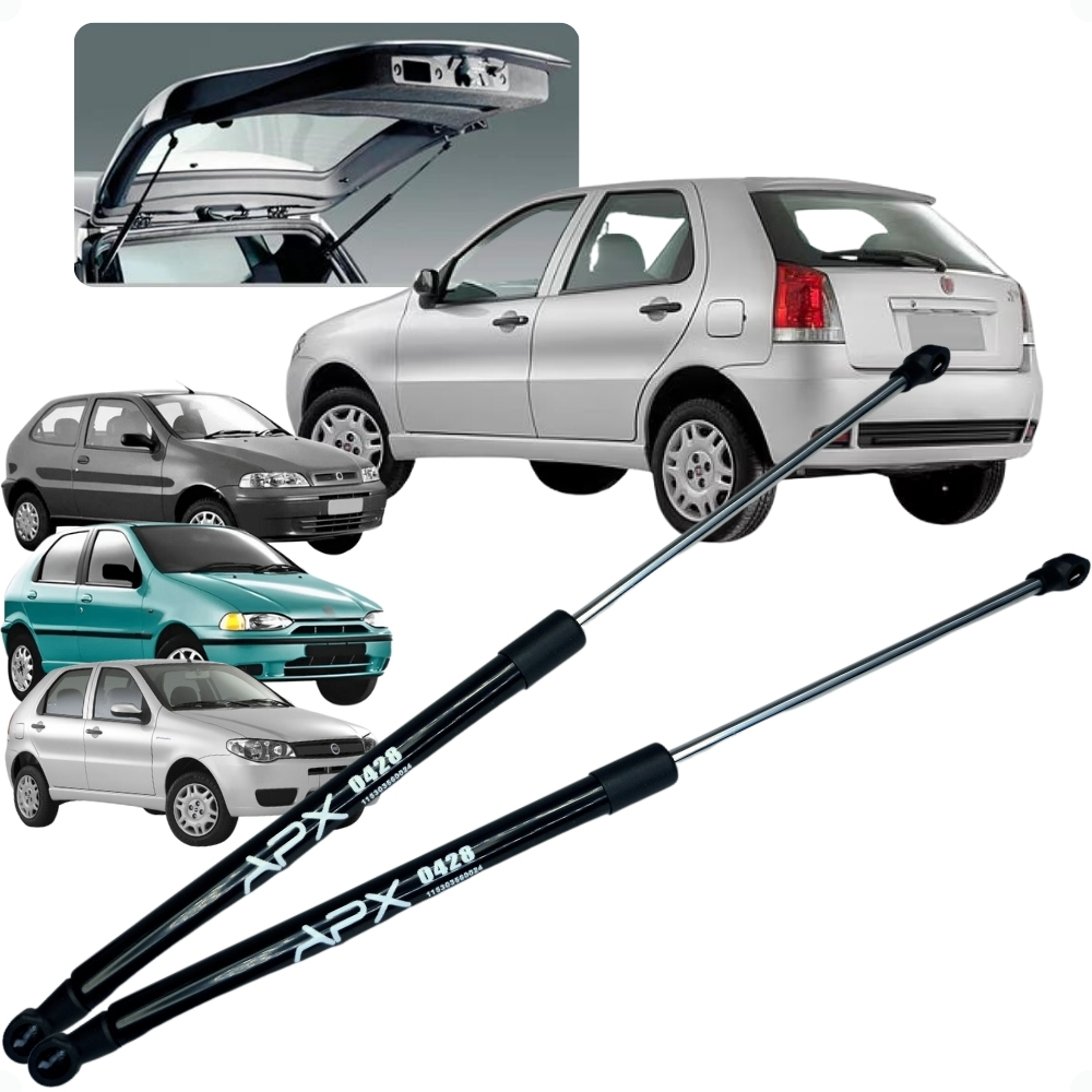 Par De Amortecedor Porta Malas Mola a Gás Tampa Traseira Para Linha Palio G1 G2 G3 G4 1996 até 2011. em Oferta na Shopee