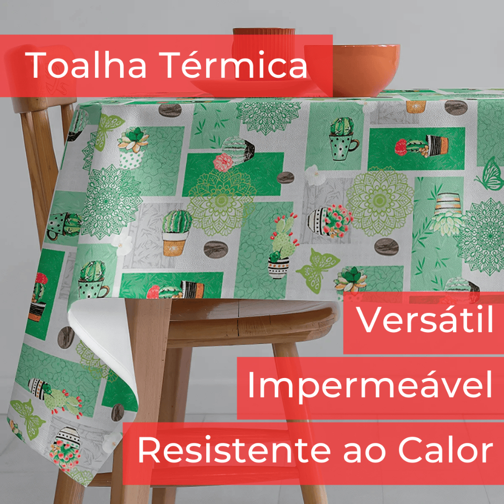 Kit 10 20 e 30 Toalhas de Mesa Térmica Impermeável Grossa 8 Lugares Qualidade Cozinha Restaurante