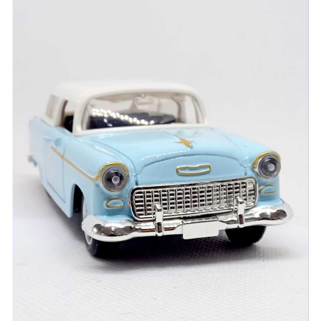 Miniatura Carrinho Metal Escala 1/36 Chevrolet Bel Air Nomad Abre As Portas