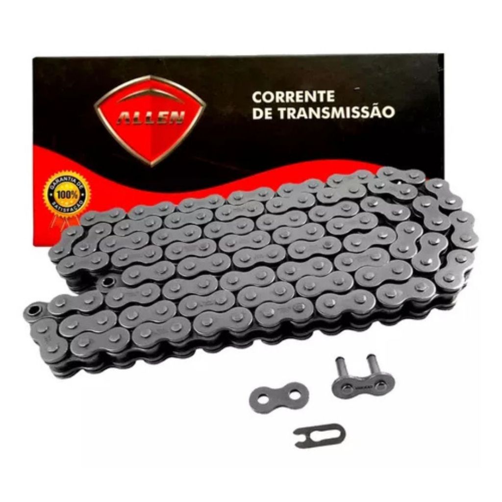 Corrente Bike Motorizada Moskito 80cc Rcc Reforçada 420h em Oferta na Shopee
