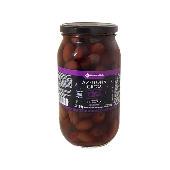 Azeitona Preta Grega Kalamata Members Mark 520g - Member's Mark