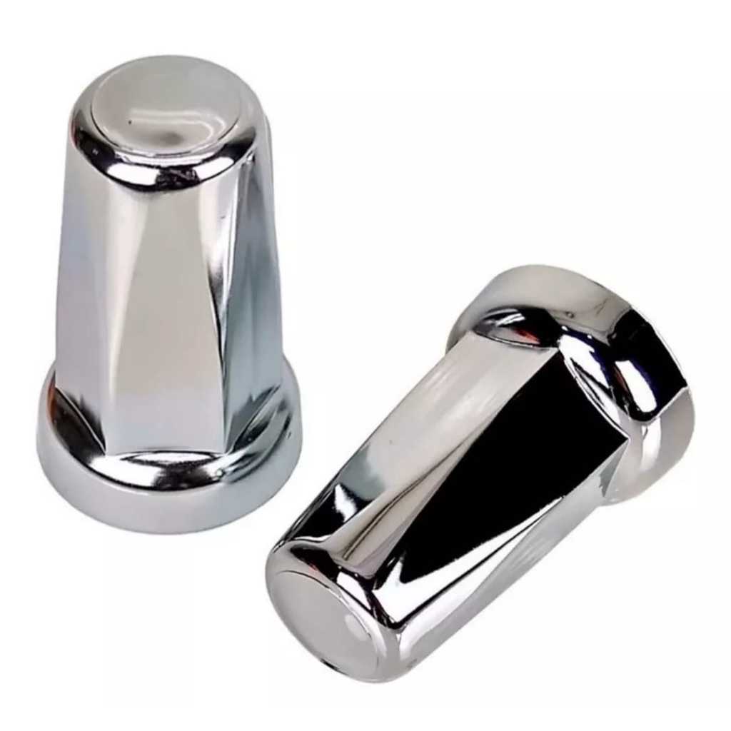 20 Capa Porca Belga Cromada Caminhao Roda 16 17 18 19 21 22 24 27 32/33