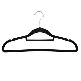 Cabide Veludo Preto Adulto 20 Peças 42cm em Oferta na Shopee