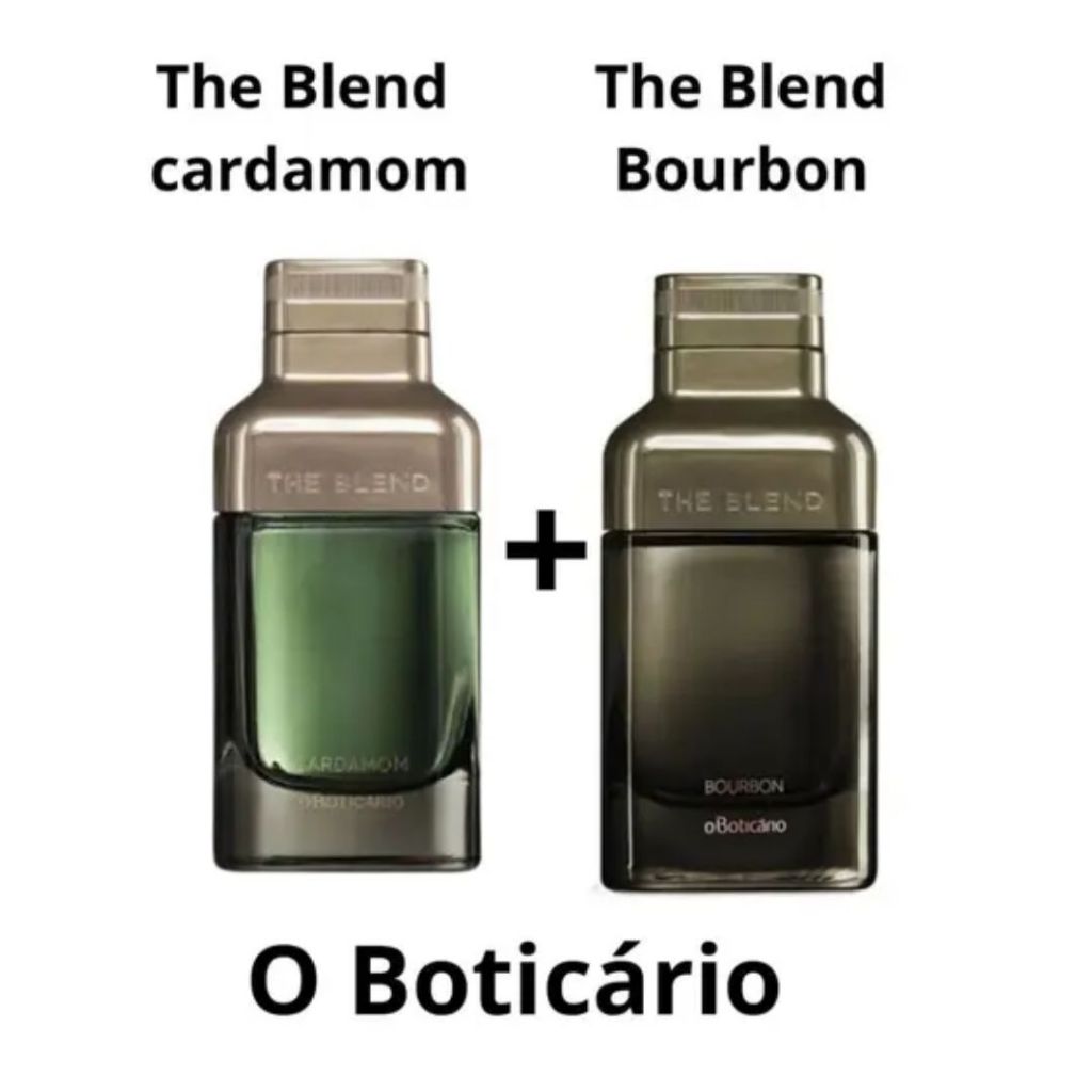 Kit 1 perfume The Blend Cardamom + 1 Perfume The Blend Bourbon - Mais vendido  - o Boticário