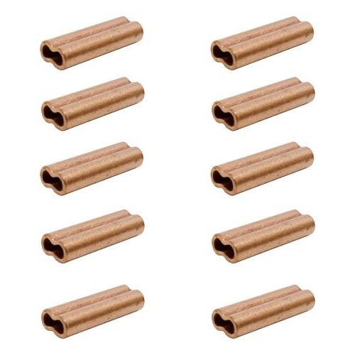 Kit 10 Anilha Luva P/ Linha De Arbalete Arpão Cobre Mergulho divecom